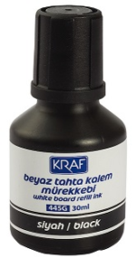 Kraf Beyaz Tahta Kalem Mürekkebi 30ml 445g Siyah