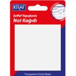 Kraf Yapışkanlı Not Kağıdı 76x76 50 Yp Şeffaf 7676tr