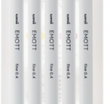 Uni Fınelıner Kalem Emott Set Pem-sy/5c.08 0.4 Retro Renkler 5 Li