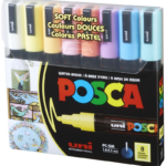 Uni Poster Markörü Posca Set Pc-5m/8c Sc 1.8-2.5 Soft Renk 8 Li