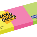 Kraf Yapışkanlı Not Kağıdı 38x51 Neon 3851n 3 Lü