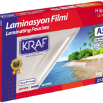 Kraf Laminasyon Filmi Parlak A5 100 Mic. 100 Lü 2122
