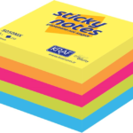 Kraf Yapışkanlı Not Kağıdı Küp 50x50 250 Yp Mıxed 5050mx