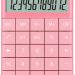 Kraf Hesap Makinesi Masaüstü 12 Hane Hm-180 Pk Pembe