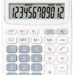 Kraf Hesap Makinesi Masaüstü 12 Hane Hm-185 Wt Beyaz