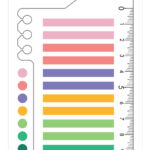 Kraf Index Fılm (pp) 6x45mm 16'lı X 20yp Cetvelli Brıght Color 16645-1