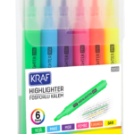Kraf Fosforlu Kalem Trıo Brıght Colors 315 6 Lı