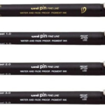 Uni Drawıng Pen Pın-200 4 Lü Set