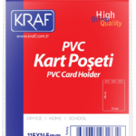 Kraf Kart Poşeti Pvc 115x145mm 100 Lü