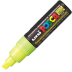 Uni Poster Markörü Posca Pc-8k 8.0 Fosforlu Sarı