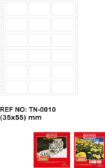 Tanex Bilgisayar Etiketi Tw-0010 35 X 55 Mm 3 Lü - Görsel 2