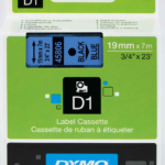 Dymo Şerit D1 19mm X 7mt Mavi/siyah 720860 45806