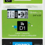 Dymo Şerit D1 19mm X 7mt Şeffaf/siyah 720820 45800