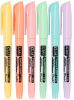 Kraf Fosforlu Kalem Pastel Kalem Tipi 345 6 Lı