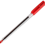 Pensan Tükenmez Kalem Şeffaf Üçgen 1.0 2021 50 Li Kırmızı