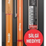 Rotring Versatil Kalem Visuclick + Jel 0.7 Okul Seti Turuncu