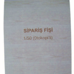 Dilman Sipariş Fişi 1/50 2 Nüsha 4213