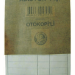 Dilman Adisyon Fişi Otokopili 8x16.5 4305