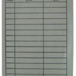 Dilman Adisyon Fişi Standart 8x15 4308