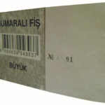 Dilman Numaralı Fiş Büyük 7.5x13 4303