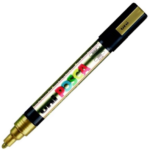 Uni Poster Markörü Posca Pc-5m 1.8-2.5 Altın