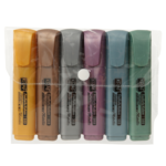 Pasif Kraf Fosforlu Kalem Metalik 355 6 Lı - Görsel 2