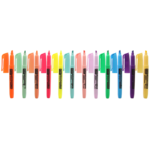 Kraf Fosforlu Kalem Tipi 340/345-12 12 Li ( 6 Pastel+6 Parlak Renk ) - Görsel 3