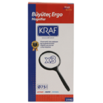 Kraf Büyüteç Ergo 75mm 3x 314g - Görsel 2