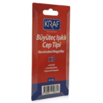 Kraf Büyüteç Işıklı Cep Tipi 311g - Görsel 5