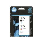 HP 305 Siyah-Renkli Mürekkep Kartuş Orijinal 6ZD17AE (Multipack)