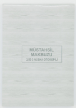 Dilman Müstahsil Makbuzu 2/50 3 Nüsha 4023