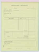 Dilman Müstahsil Makbuzu 2/50 3 Nüsha 4023 - Görsel 2
