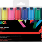 Uni Poster Markörü Posca Set Pc-8k 7+1p.01 Ana Renkler