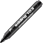 Eddıng Permanent Markör Yuvarlak Uç E-103 Siyah