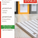 Tanex Laser Etiket Tw-2006 99.1 X 93.1 Mm ( 6 ) 100 Lü