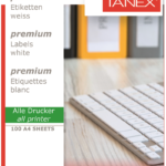 Tanex Laser Etiket Tw-2055 37 X 24 Mm 100 Lü