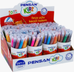 Pensan Kidz Keçeli Kalem 4000 20 Renk Fırça Uçlu - Görsel 2