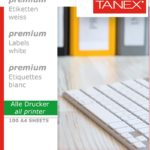 Tanex Laser Etiket Tw-2150 50 Mm 100 Lü