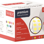 Tanex Nokta Etiketi 20 Mm 2500 Lü Sarı Tekli Kutu