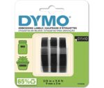 Dymo Junior / Omega Siyah 3'lü Yedek Şerit - Görsel 2