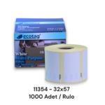 Dymo Muadil Etiket 32 mm x 57 mm 1000 Adet 11354