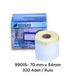 Dymo Muadil Disket Etiket 70 x 54 mm 320 Ad 99015