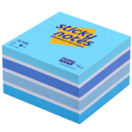 Kraf Yapışkanlı Not Kağıdı Küp 76x76 400 Yp Pastel Blue 7676bl