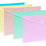 Kraf Çıtçıtlı Dosya A4 Pastel Asorti 1279