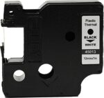Foogy Dymo D1 Muadili Yedek Thermal Şerit Etiket 12 mm x 7 mt Plastik Beyaz 45013 - Görsel 3