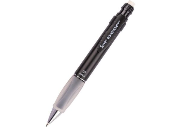 Serve Deep Mekanik Uçlu Kalem 0.7 mm Metalik Mr Siyah - Görsel 1