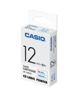 Casio Xr-12Web1 Yazıcı Etiketi Beyaz Üzeri Mavi 12 mm