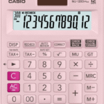 Casıo Hesap Makinesi Masaüstü Mj-120dplus 12 Hane Pembe