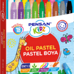 Pensan Kidz Pastel Boya 98061 Karton Kutu 18 Renk