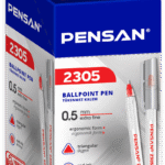 Pensan Tükenmez Kalem Üçgen 0.5 2305 Kırmızı